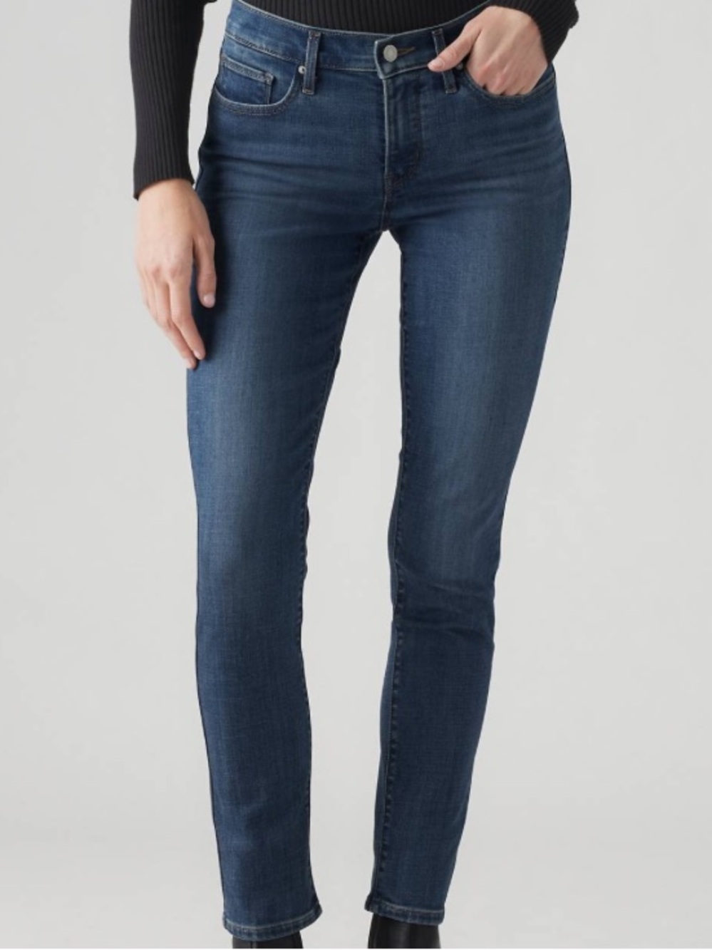 Levi’s 311 shaping skinny blue dark wash jeans denim pants size 27